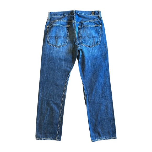 7 for all Mankind Standard Button-fly Denim Jeans - Picture 2 of 6